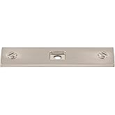 Top Knobs TK741BSN Barrington Collection 3" Channing Backplate, Brushed Satin Nickel