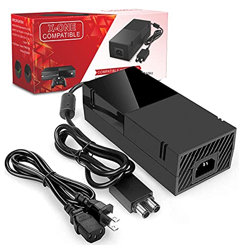 WEGWANG Xbox One Power Supply, Power Cord with Brick Adapter for Xbox