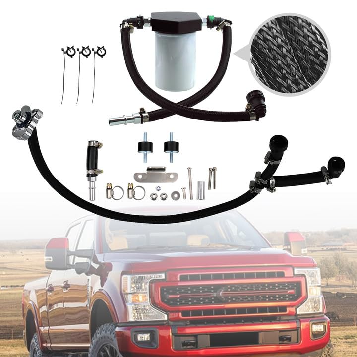 Photo 1 of Upgraded braided tube CP4 Disaster Prevention Kit for Ford Super Duty 2011-2022 | 6.7L Powerstroke Diesel | Includes Installation Instructions | Compatible Replacement for CP4-6.7F-BP-G2.1 & 7031190