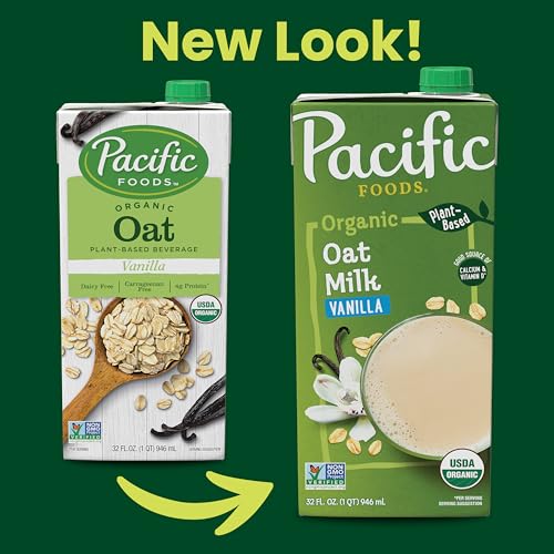 PACIFIC NATURAL FOODS ORGANIC OAT NON-DAIRY BEVERAGE VANILLA – 32 FL OZ3