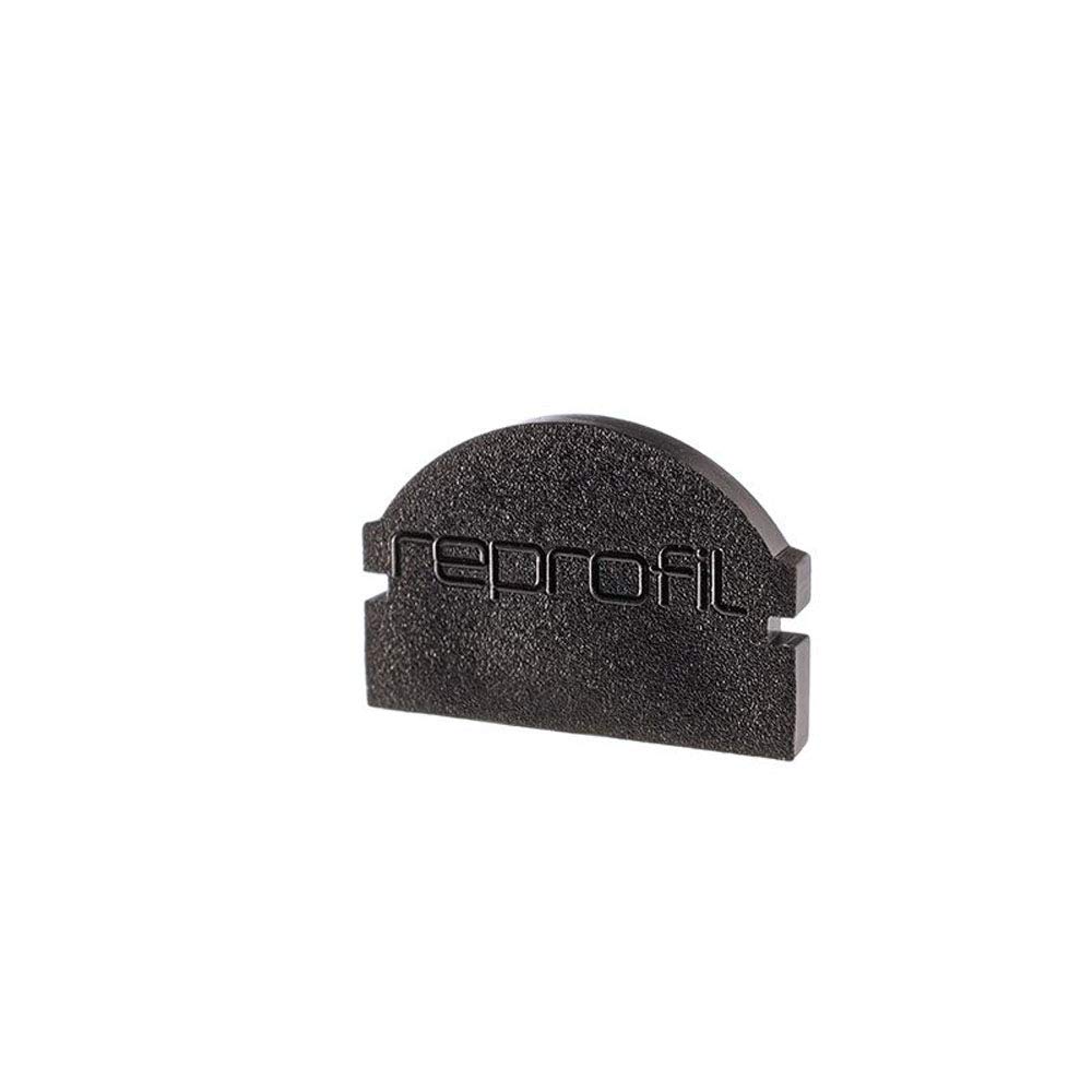 Reprofile end Cap L-AU-01-10, Black, 16 mm, 2 Pieces