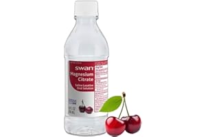 RANDA'S RECIPES Swan Magnesium Citrate Saline Laxative - Cherry with Randa's Recipe Card