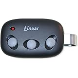Linear Megacode Mct-3 3-Channel Visor Transmitter, Black