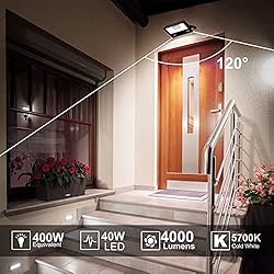 LED Flood Light Outdoor 400W Equivalent, RGB