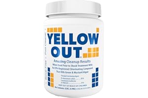 CORAL SEAS Yellow Out Swimming Pool Chlorine Shock Enhancing Treatment - 2 lbs.