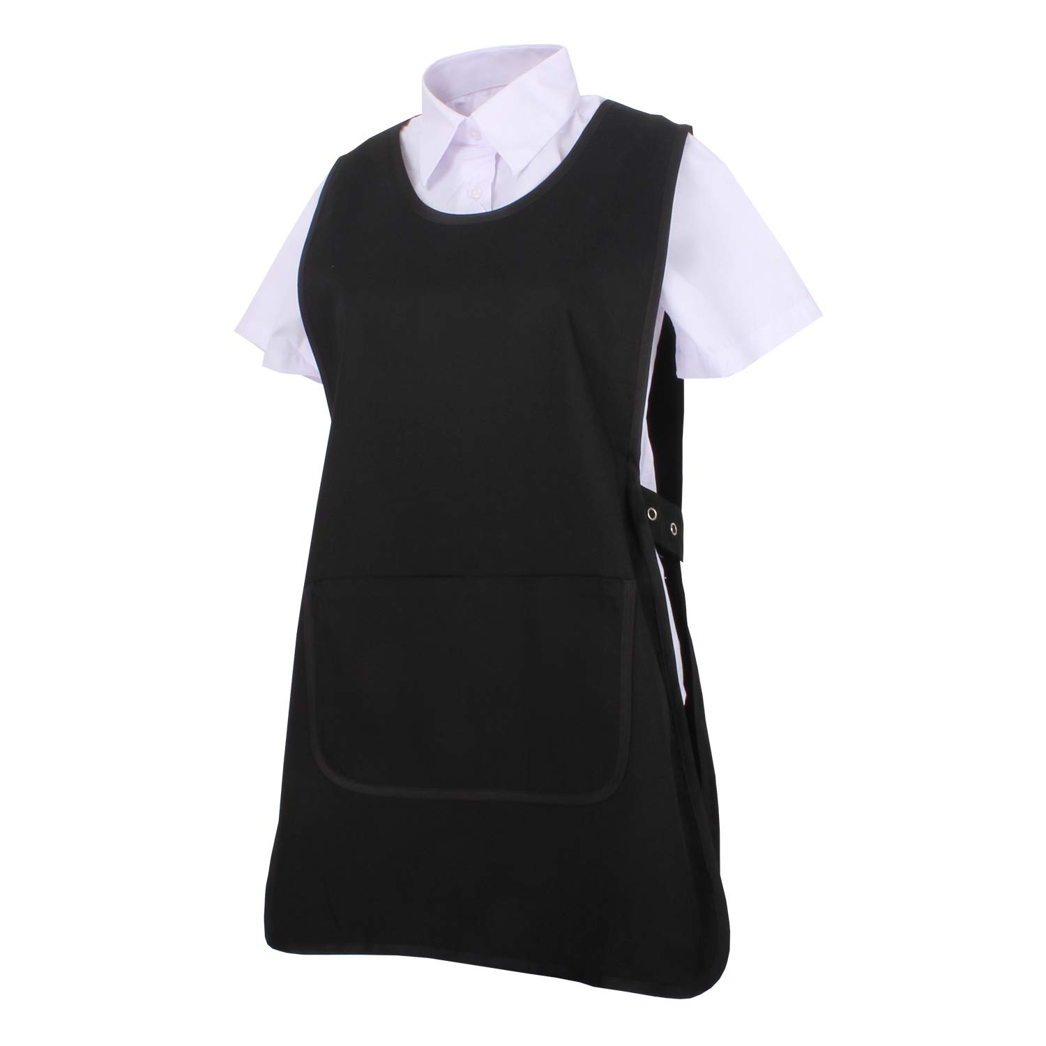 MISEMIYA Kitchen Apron MZ-631 Unisex Adult, Cleaning Apron 868-1 Black, M