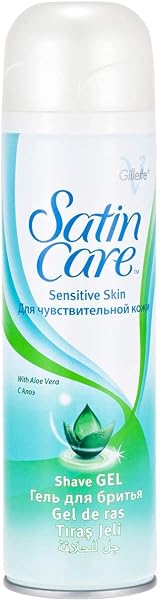 Satin Care Gel for Women Sensitive Skin Aloe Vitamin E 200ml Shipping Inclusive view 1