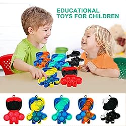 Leencum 5Pcs Mini Simple Fidget Toy Stress Relief
