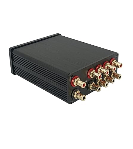 4 To 1 Audio Signal Switcher HiFi Stereo RCA Switch Splitter