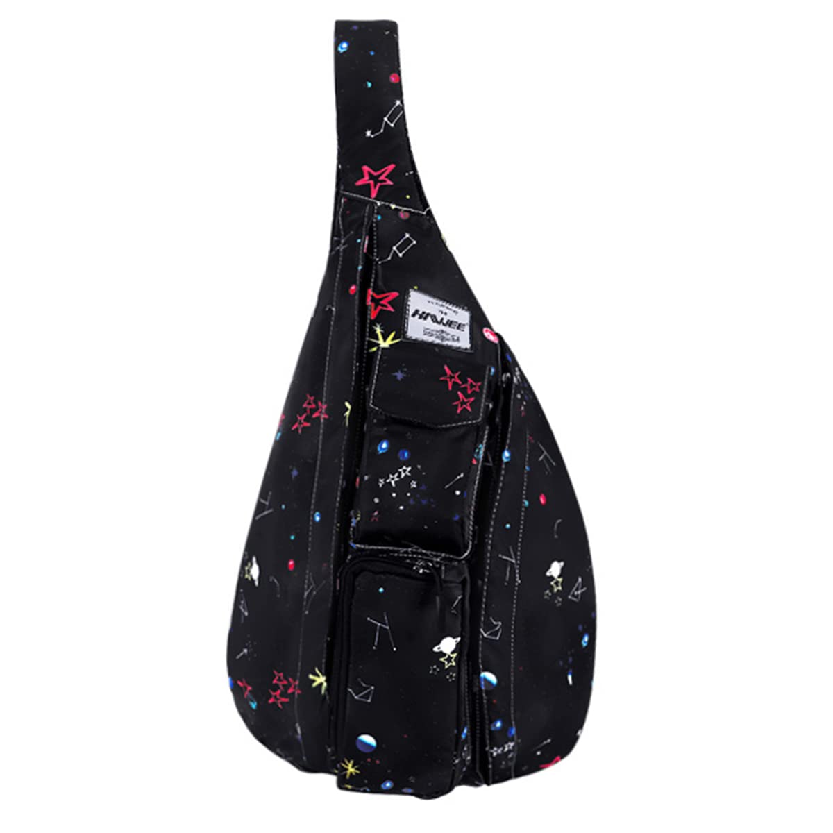 HAWEE Sport Sling Backpack Travel Chest Shoulder Bag Crossbody Daypack Casual for Men Women Teens Work Travel Study Outdoor Climbing Hiking Running