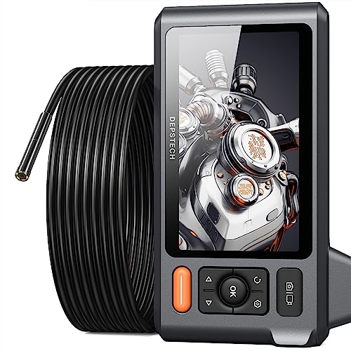 DEPSTECH 5" IPS Screen Industrial Borescope, 0.25in
