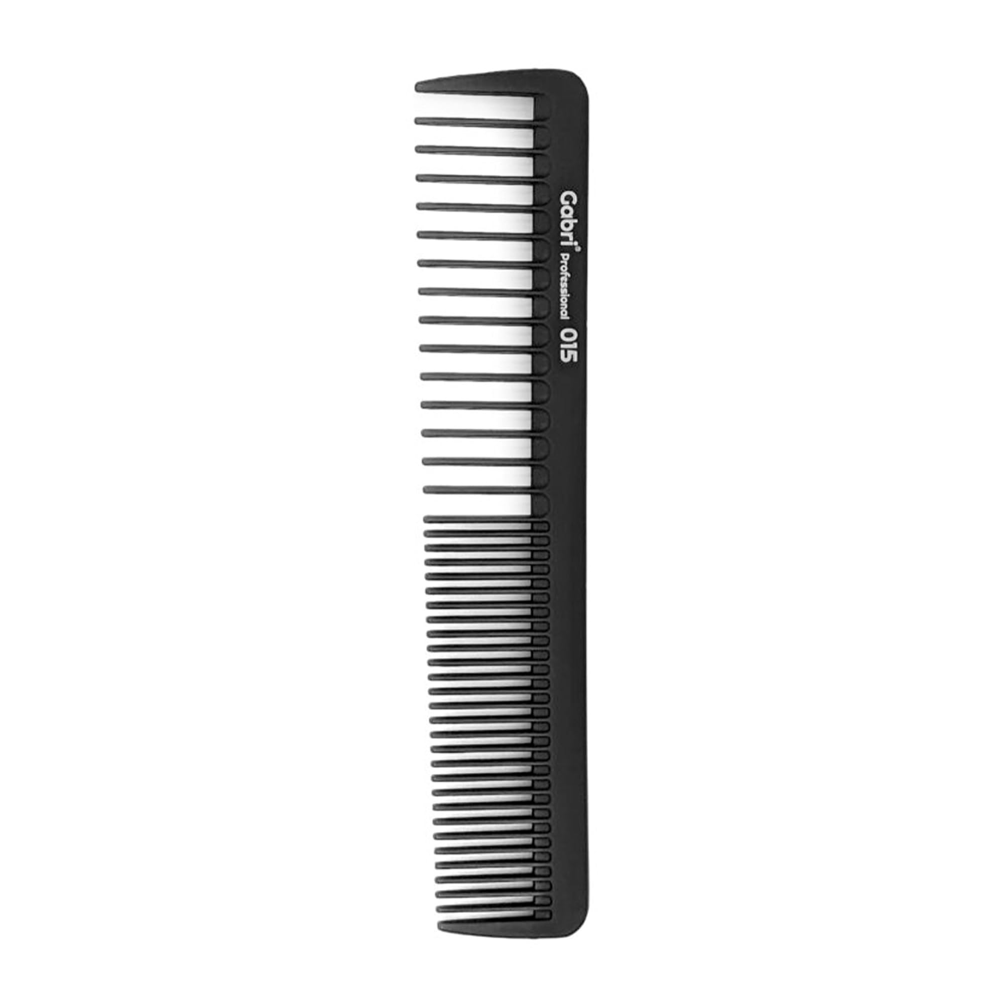 Gabri Flat Hair Comb Top Comb Barber Styling Hair Cutting Durable Detangler - Professional Hairdressing Tools, Anti Static Heat Resistant, Strong & Durable (Wide & Fine Tooth No.015 18cm, Classic)