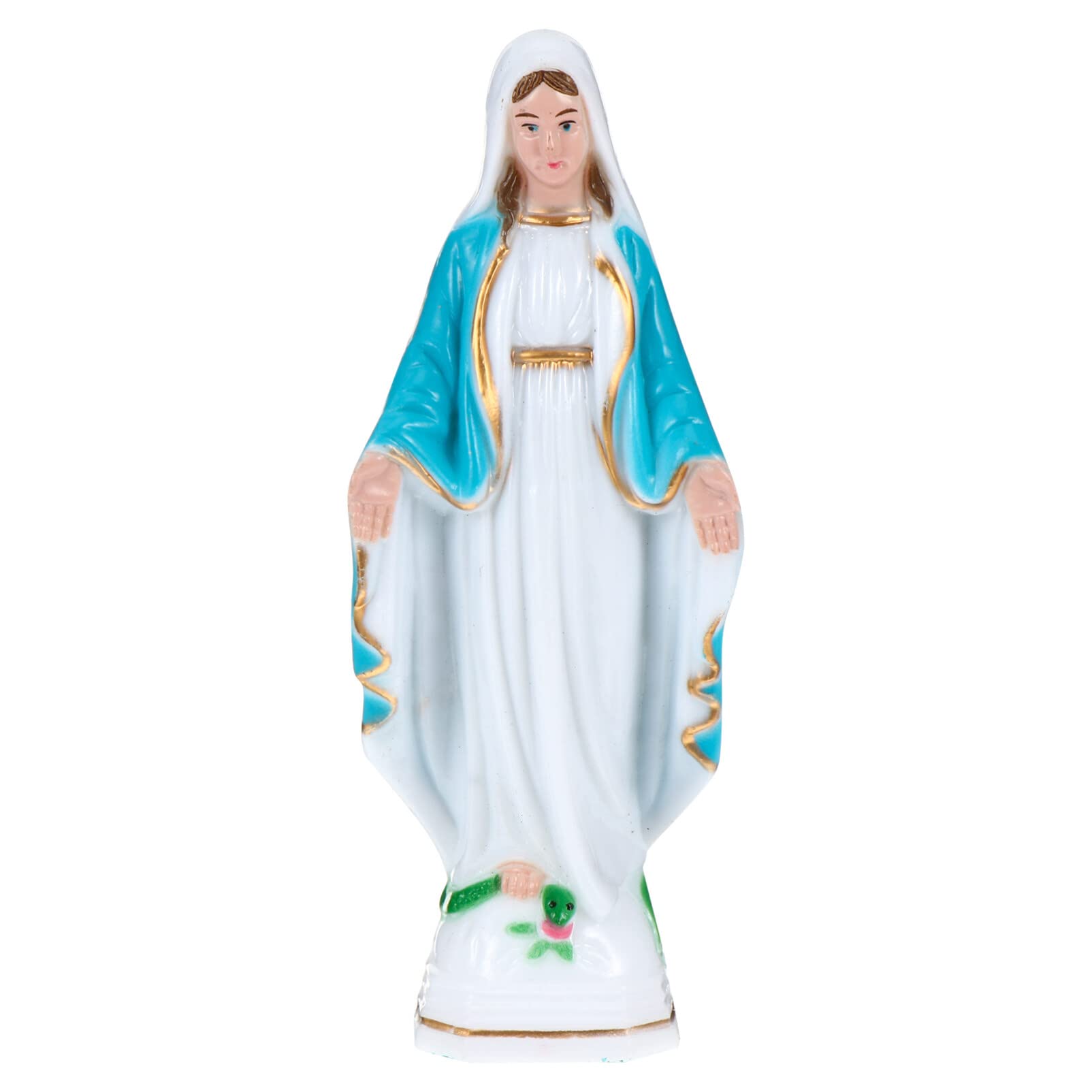 Grave Ornaments Grave Ornaments Virgin Mother Statue Glow in The Dark Blessed Mother Figurine Virgin Night Light Nativity Sculpture Religious Garden Statue Decor Coquette