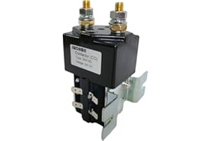 JWDAWN SW180 12V 24V 36V 48V 72V 80V 200A DC Contactor 12 24 36 48 72 80 Volt 200 Amp Solenoid Switch Relay for Electric Vehi