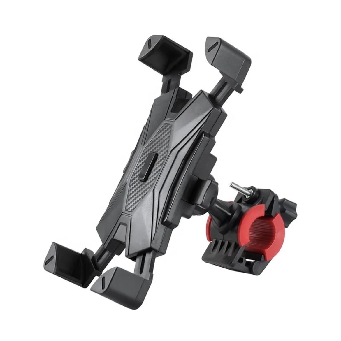 Orco Bike Phone Holder – One-Hand Operation Motorcycle Phone Mount, 360° Rotatable Bicycle Handlebar Clamp, Anti-Shake Shock-Absorbing Silicone for iPhone 14 13 12 Pro Max, Samsung, 3.5-6.8” Phones