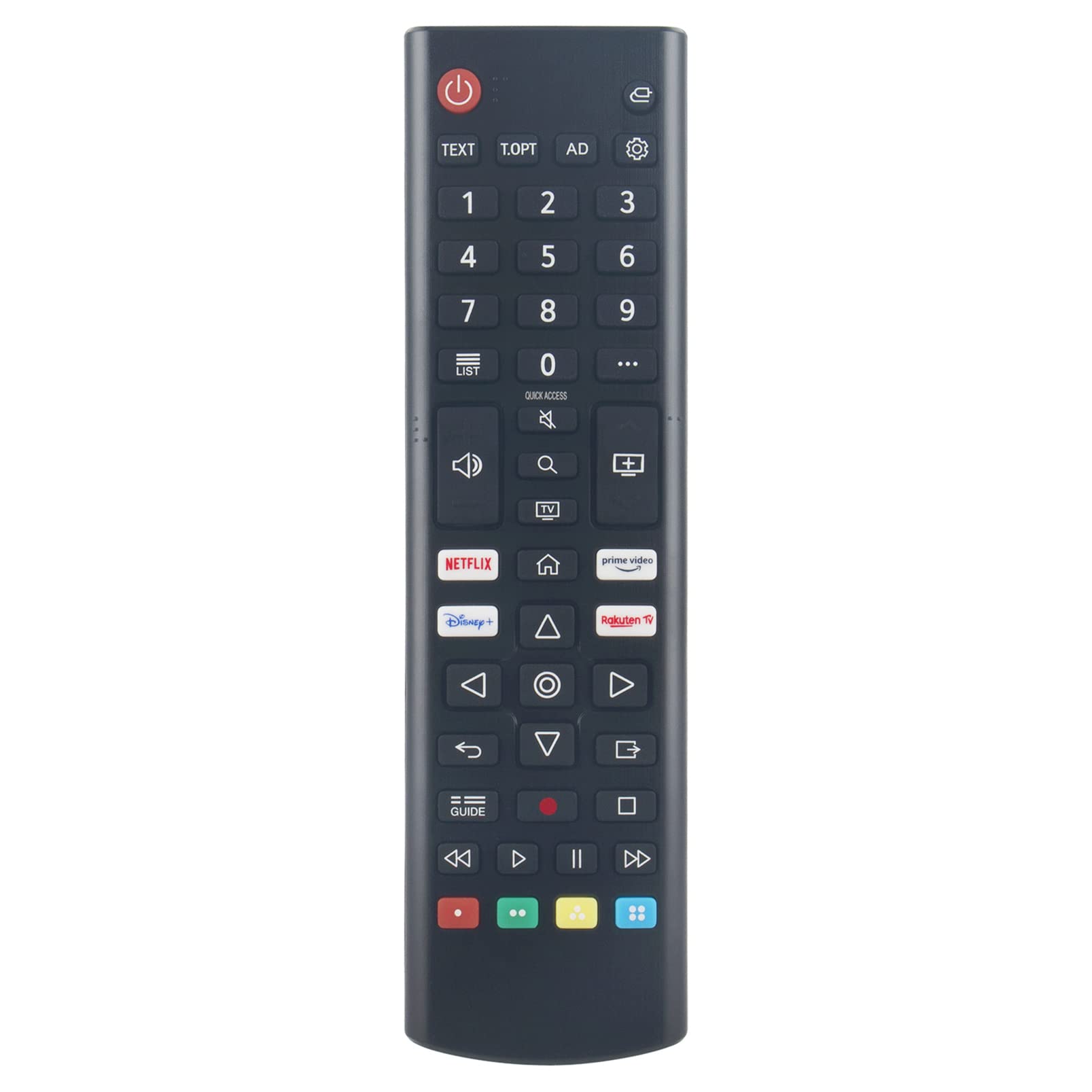 ALLIMITY AKB76037605 Remote Control Replace fit for LG 43UQ75009LF 50UQ75006LF 65UQ75006LF 43UQ75006LF 55UQ75006LF 50UQ70006LB 55UQ75009 24TQ510S 55UP76706 55UP76709 5UQ70006LB OLED65C26LD