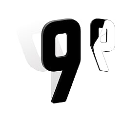 10 Inch Self Adhesive House Numbers, Acrylic Modern