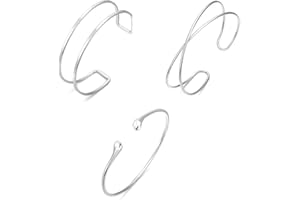 Silver Arm Cuff for Women Silver Upper Arm Cuff Jewelry Fashion Accessory Elegant Statement Piece