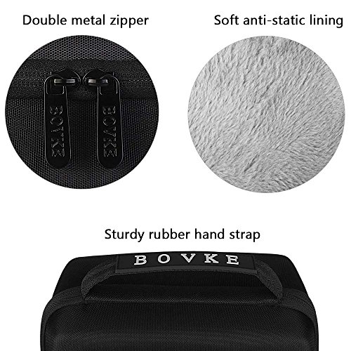 BOVKE Headphone Case Protective Carrying Travel Bag for Sony, Behringer