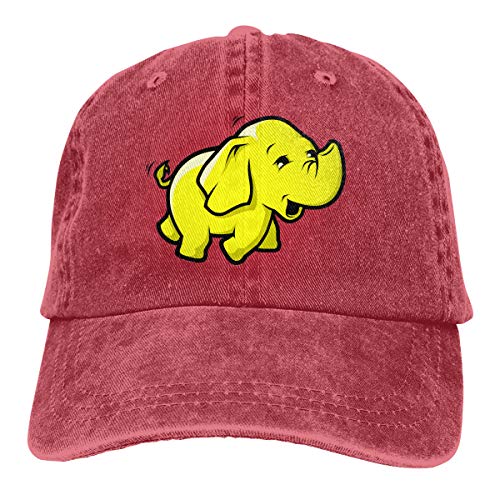 Cycling Elephant Denim Hat Adjustable Plain Cap Baseball Caps