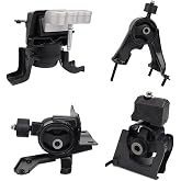 Engine Motor Mount Compatible with 2009-2013 Corolla (1.8L) | 2009-2013 Matrix(1.8L) and 2009-2010 Pontiac Vibe (1.8L) Auto Transmission Repklace OE A62015 A62039 A62027 A62023 Set of 4