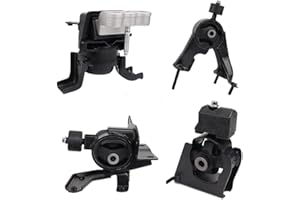 LOONGRIE Engine Motor Mount Compatible with 2009-2013Corolla (1.8L) and 2009-2013 Matrix(1.8L) and 2009-2010 Pontiac Vibe (1.8L) Auto Transmission Repklace OE A62015 A62039 A62027 A62023 Set of 4