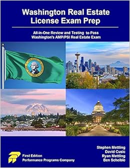 Amazon Com Washington Real Estate License Exam Prep All In One Review And Testing To Pass Washington S Amp Psi Real Estate Exam 9780915777457 Mettling Stephen Cusic David Mettling Ryan Scheible Ben Books