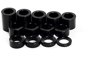TOFR 13 Piece OD. 1-1/2" Wheel Spacer for ID. 25mm Axle For Harley Touring Road King Electra Glide Street Glide Softail Heritage Deluxe Deuce Slim Fat Boy Dyna Street Bob Low Rider 2008-2023