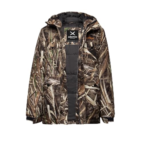 Arctix Kids' Slalom Insulated Winter Jacket, Realtree MAX-5 Camo, X-Large Husky