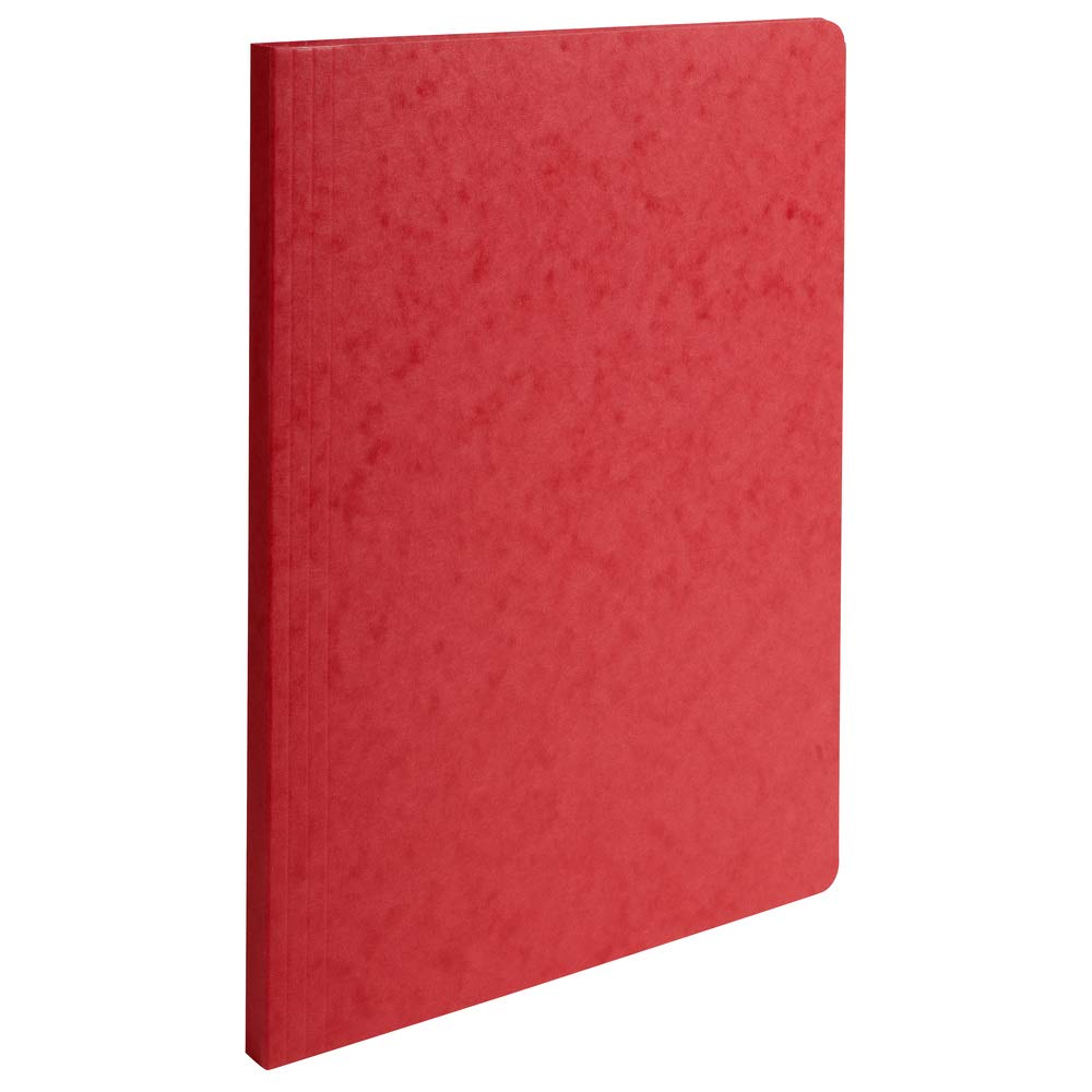 Exacompta - Ref 11509H - Square Cut Document Folders - 240 x 320mm in Size, Suitable for Storing A4 Documents, 225gsm Premium Pressboard - Red (Pack of 50)