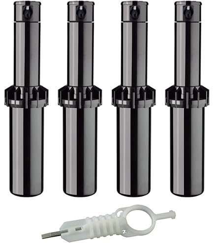Suinga K-Rain RPS75I Irrigatiesproeier - Verstelbare Gazonsproeier 3/4 Inch, Bereik 4-14,6 M, Stroomregeling & Hoekaanpassing, Druk 2,1-4,8 Bar