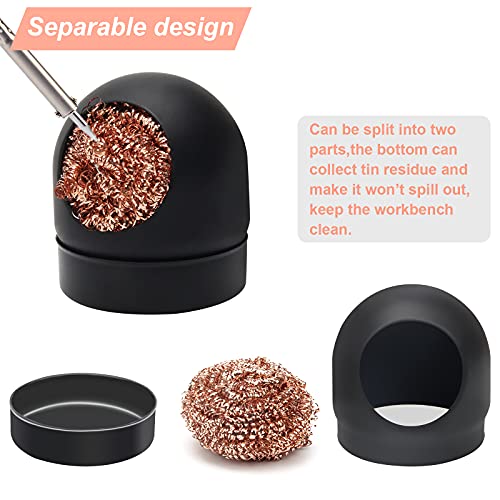 Soldering Iron Tip Cleaner Kit, Windspeed Nonslip Brass Soldering Tip