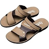 FmShi Men's large-size outdoor sandals - anti-slip soft sole - driving shoes - beach open-toe slippers