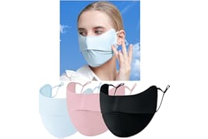 Ligart UV Face Mask Washable Reusable Exercise Breathable Sun Protection Golf Sports Face Mask for Women