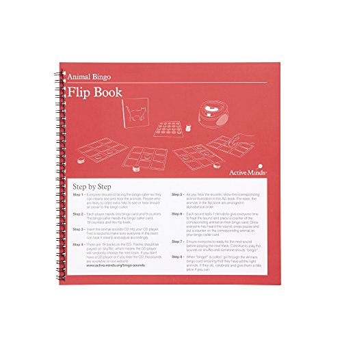 Animal Bingo 8 Player Audio Bingo Board Game for Seniors with Dementia