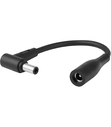 DC Power Adapter Connector Cable - 4.5x3mm Female To 7.4x5mm Male Converter For Laptop Chargers