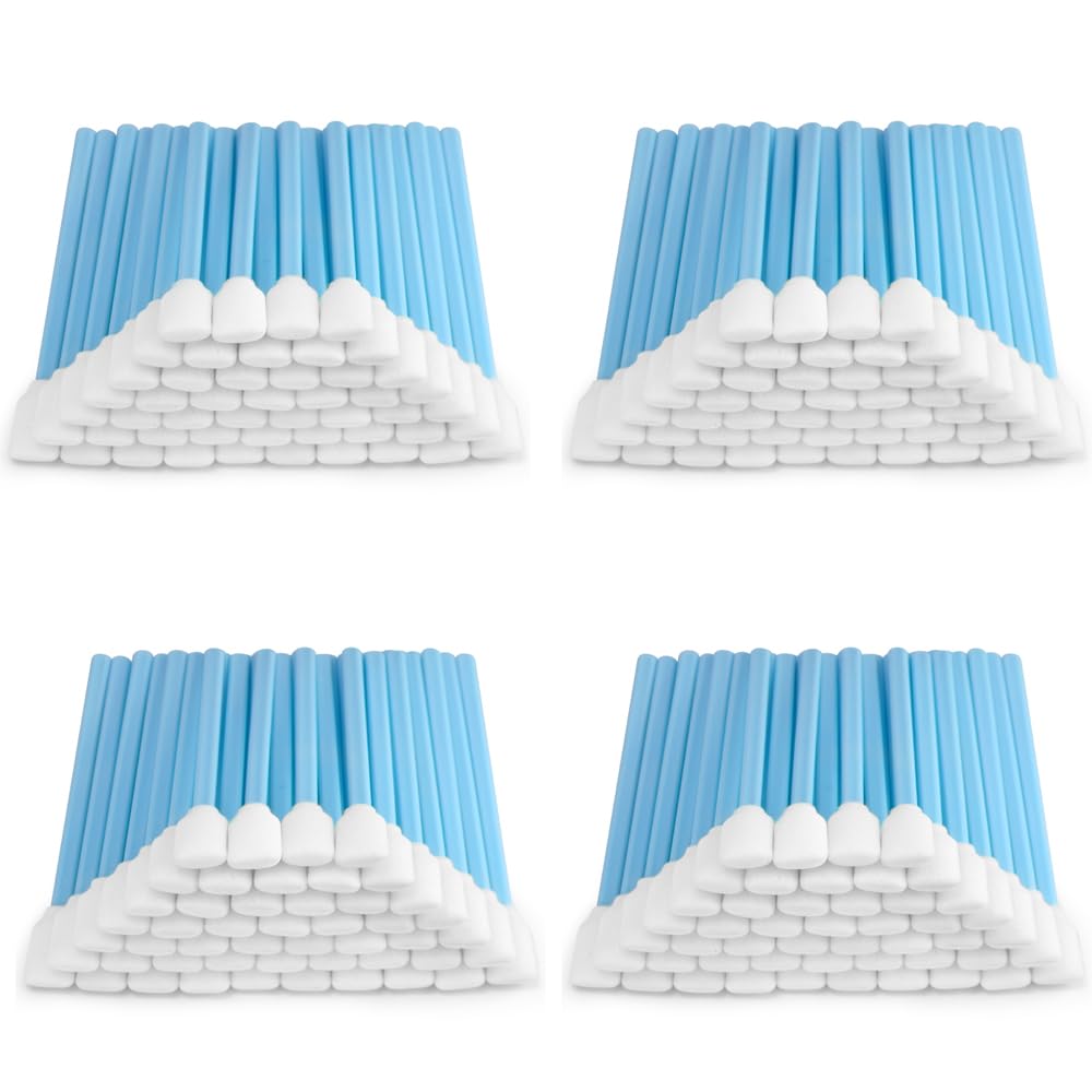 SHIYETA 5.1" Square Rectangle Foam Cleaning Swab Sticks for Solvent Format Inkjet Printer Roland Optical Equipment (200)