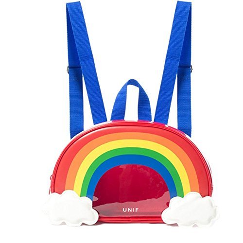 rainbow clear bag