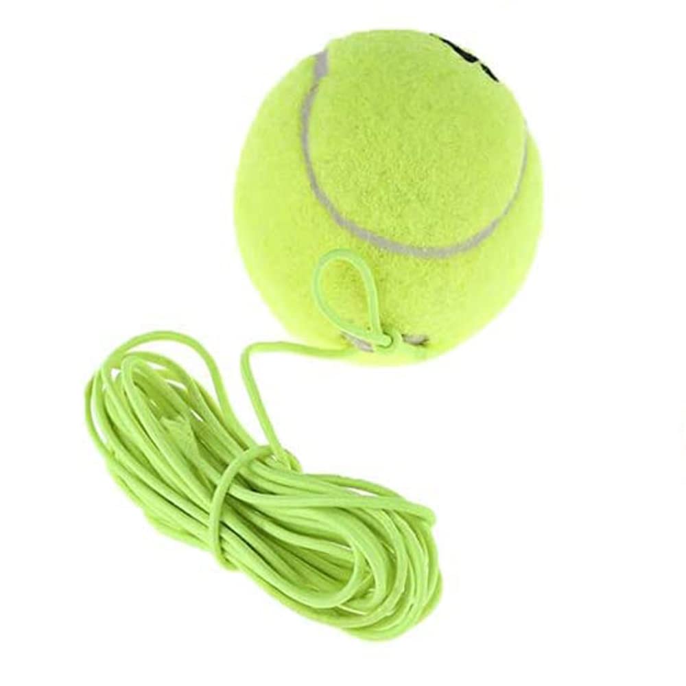 AICHUANG Tennis Ball and String Replacement for Trainer, 1 Pcs Trainer Ball with String for Indoor and Outdoor Practice