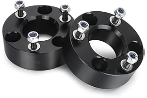 Lifronkit 2.5" Ram 1500 Leveling Lift Kit, 2.5in Front Suspension Lift Kit Forged Strut Spacers for 2006-2024 Dodge Ram 1500 4WD, 6061-T6 Aluminum Level Kits CNC Machine Black Anodized