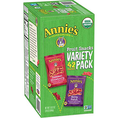 Annie's Homegrown Organic Fruit Snacks (Variety Pack, 0.8 oz (42 Pouches)) Pricepulse