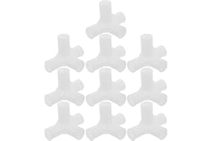 FAVOMOTO 10pcs Heavy-Duty 12mm Closet Rod Connector Four Way Coupling for Shoe Rack Dryer Wardrobe Organizer