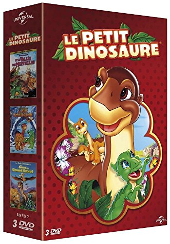 Coffret Le Petit Dinosaure - Le Petit Dinosaure Et La Vallée Des Merveilles + La Pluie D'étoiles Glacées + Le Jour Du Grand Envol