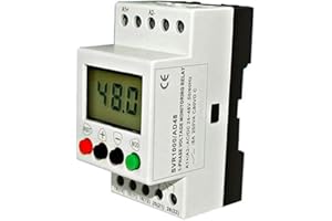 ATO.COM ATO Phase Voltage Monitoring Sequence Relay 1 Phase Voltage Protection Relay Under Over Voltage, with 1 CO + 1 NC Contacts, AC/DC 110-240V