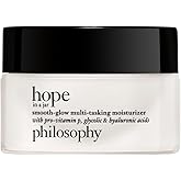 philosophy hope in a jar smooth-glow multi-tasking face moisturizer - with pro-vitamin P, glycolic & hyaluronic acid - provides deep & long-lasting hydration & smoother, radiant skin