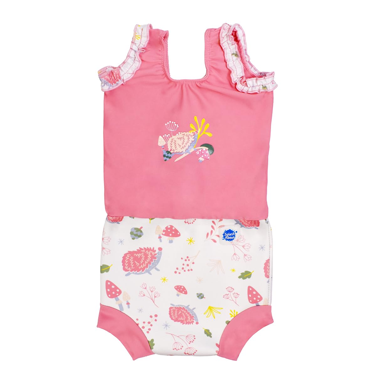 Splash About Baby Girls Happy Costume One Piece Swimsuit, Forest Walk, 2-3 Years