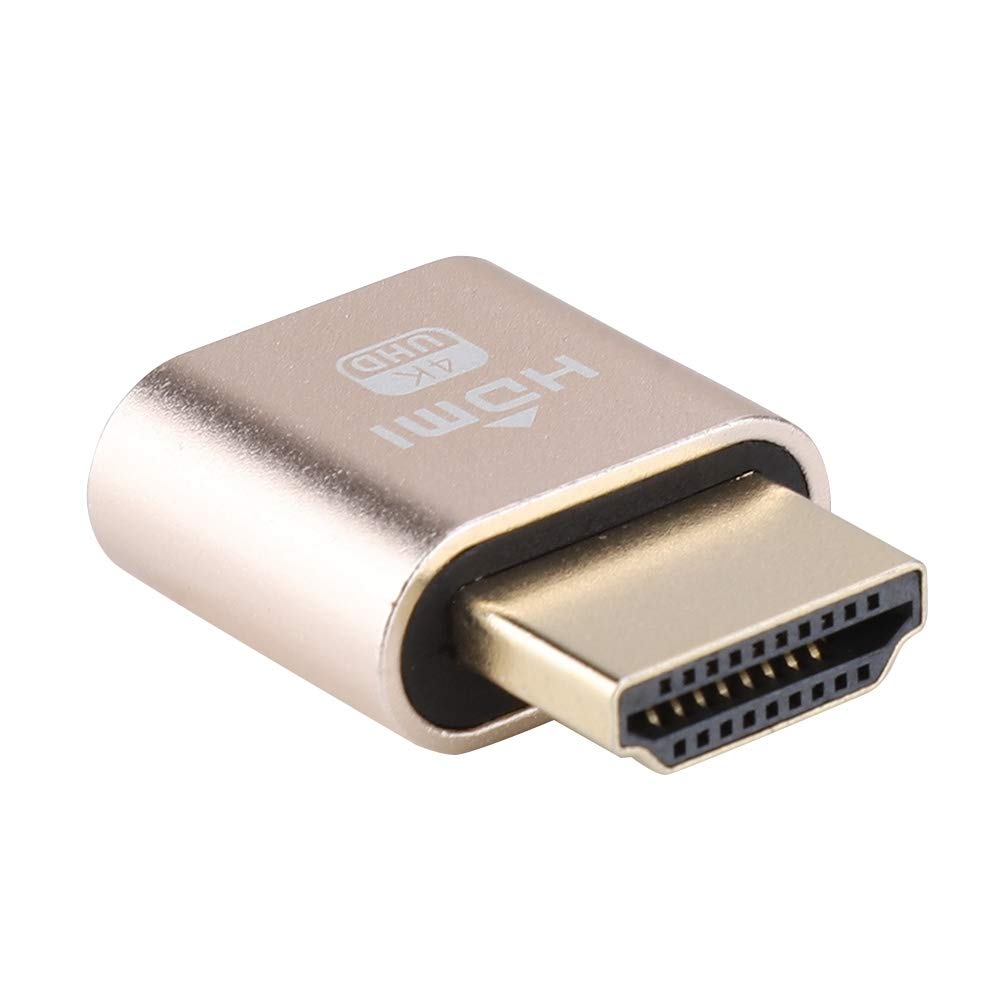 Bewinner HDMI Patch for Graphics Card, Fake Analog Camouflage Screen, VGA HD Virtual Lock Screen, Virtual Machine for HDMI Display, Virtual Graphics Card Screen