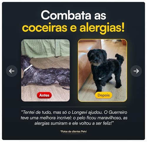 Longevi Suplemento Multivitamínico para Cachorros em Tabletes Mastigáveis - 150g, Vitamina para Cães para Imunidade, Energia, Pelo e Pele.