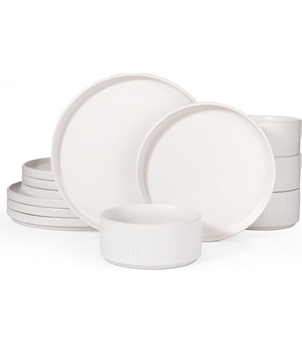 Service De Table, Cesiro, 4 Personnes, 12 Pièces, 4 X Assiettes à