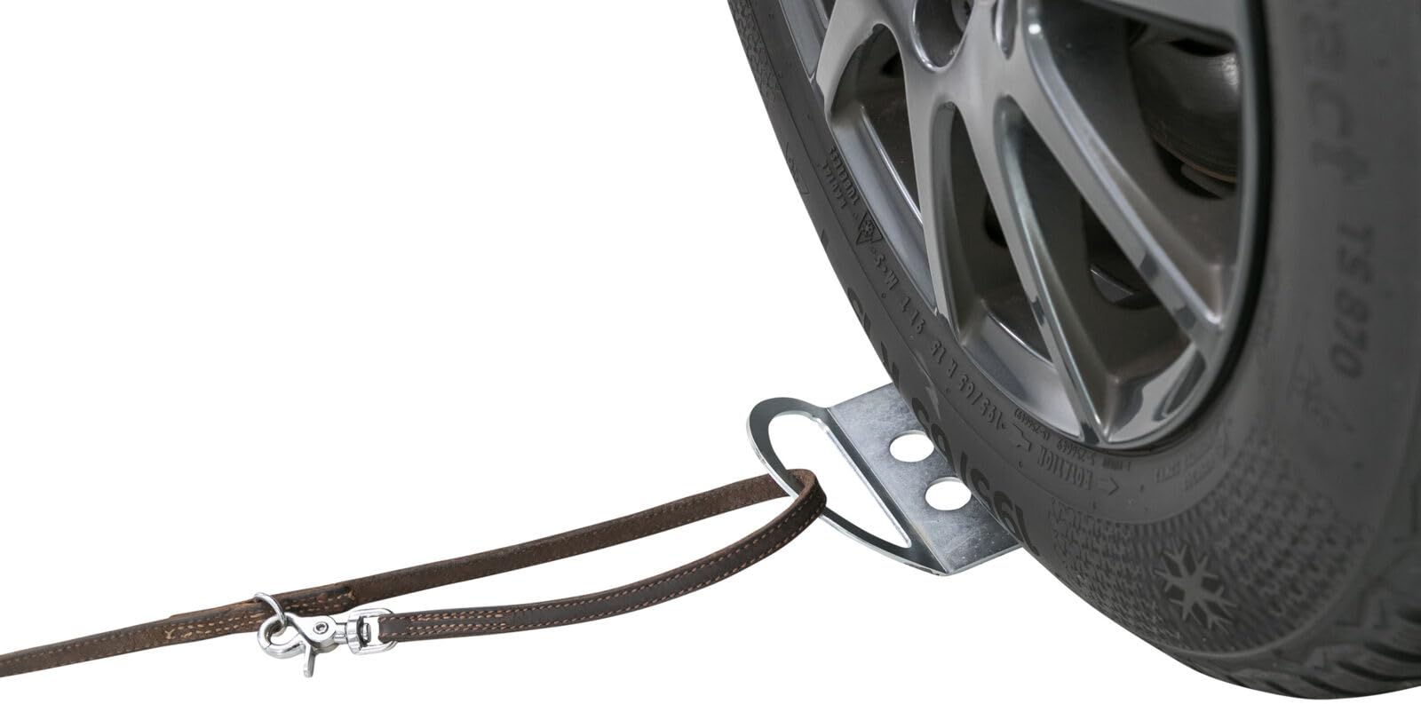 Drive-on plate for dog lead, 12 × 26 cm